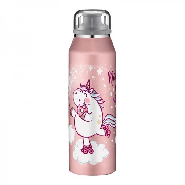 Alfi Isolierflasche Unicorn 0,5l - Kinder-Trinkflasche & Thermosflasche - IsoBottle Kids