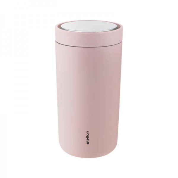 Stelton To-Go "Click to go" Becher - Soft Rose Isolierbecher, Thermobecher