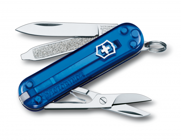 Victorinox Classic SD Blau Transparent