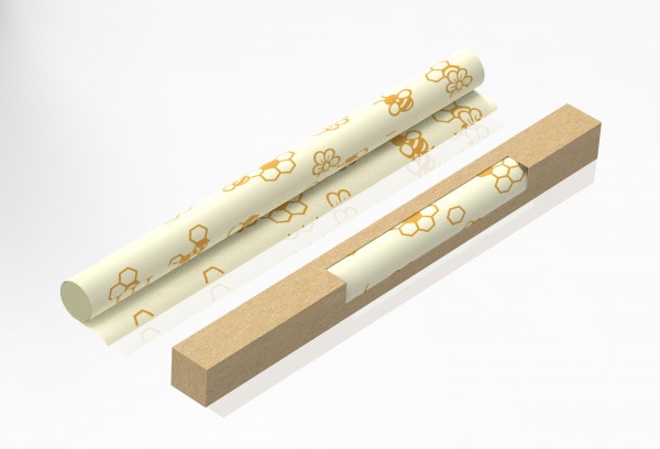 Nuts Bee's Wax Roll Bienenwachstuch Rolle "Honigwaben"