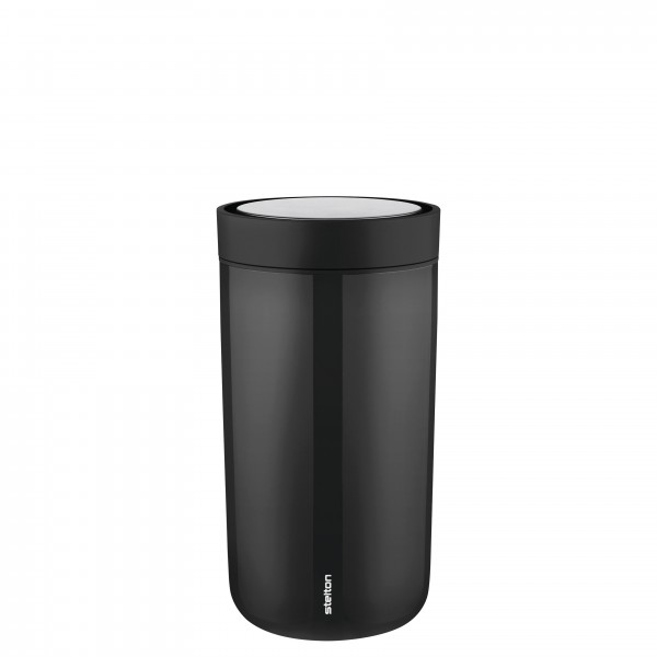 Stelton To Go Click Stahl Becher - black 0,2 Liter