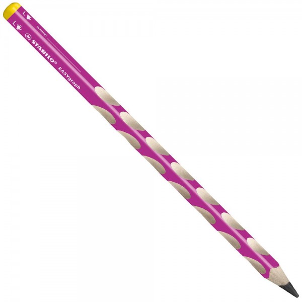 STABILO Ergonomischer Dreikant-Bleistift EASYgraph - pink