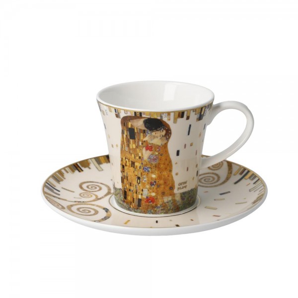 Goebel Kaffeetasse Gustav Klimt - Der Kuss