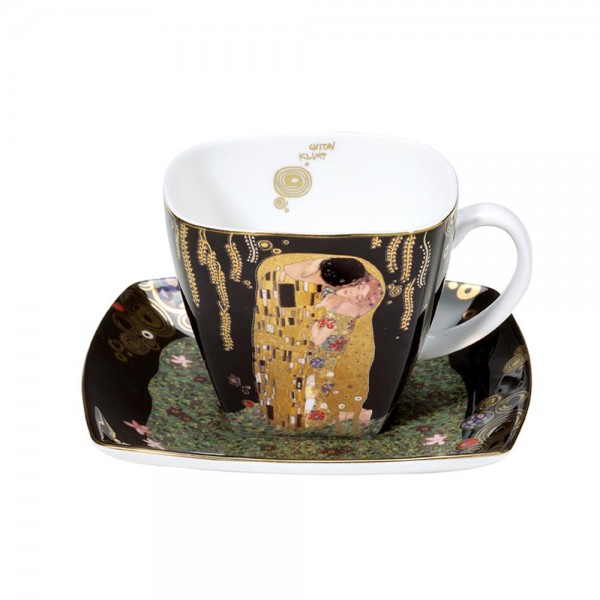Goebel Kaffeetasse - Gustav Klimt "Der Kuss"
