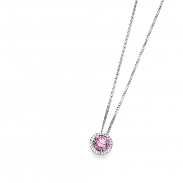 Oliver Weber Kette Triumph 925AG CZ rhod. purple