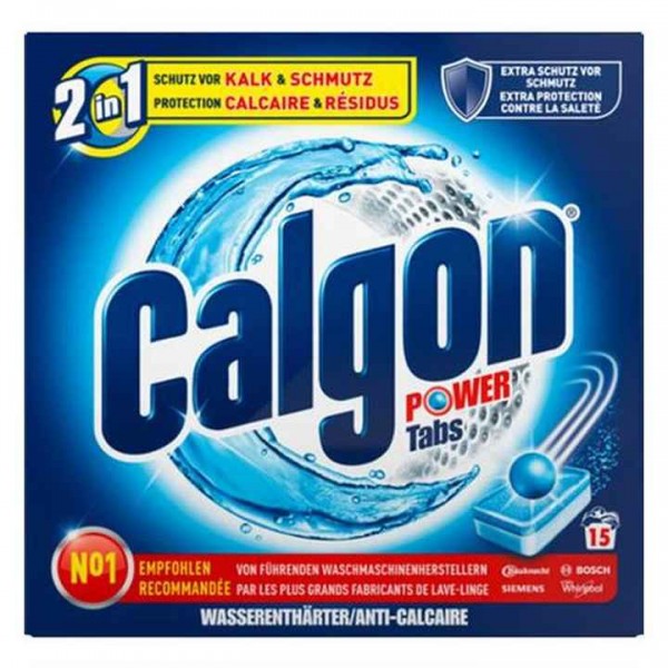 Calgon Ball Tabs 2 in 1, 15 stk.