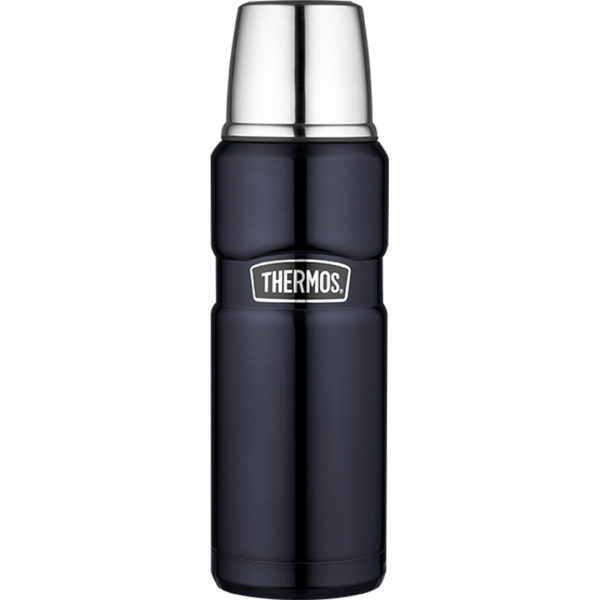 Thermos Thermosflasche Stainless King, Schwarz 0,47L