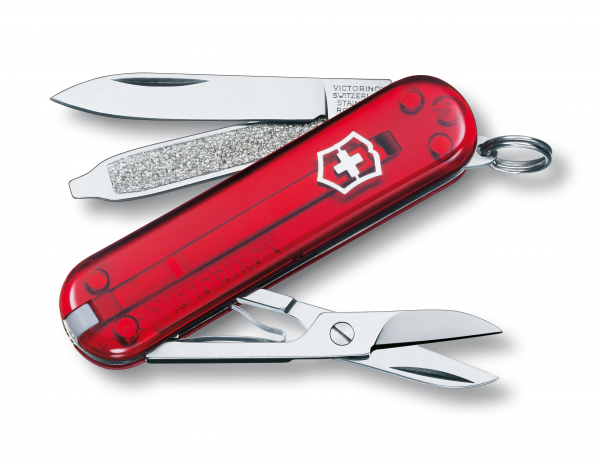 Victorinox Classic SD Rot Transparent