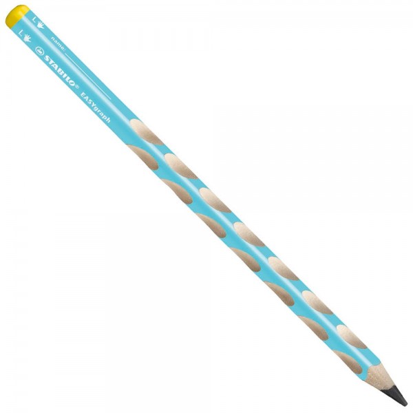 STABILO Ergonomischer Dreikant-Bleistift EASYgraph - blau