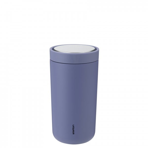 Stelton To Go Click Stahl Becher - soft lupin