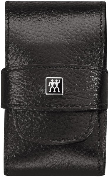 ZWILLING Maniküre Pediküre Set 2-tlg. mit Nagelknipser, Leder, schwarz TWINOX® Asian Competence