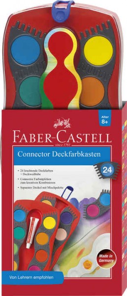 Faber-Castell Farbkasten CONNECTOR 24 Farben D 8+