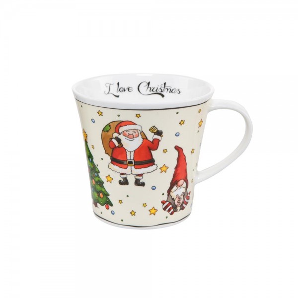 Goebel Coffee-/Tea Mug Künstlerbecher I love Christmas