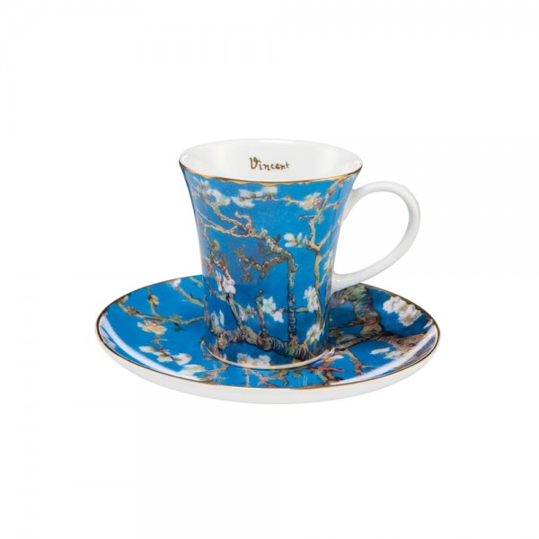 Goebel Mandelbaum Blau Espressotasse, Vincent van Gogh