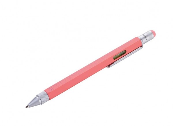 Troika Multitaksking Kugelschreiber Construction Pen in coral-pink kaufen
