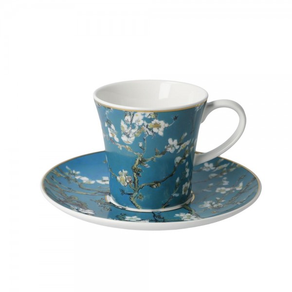 Goebel Kaffeetasse Vincent van Gogh - Mandelbaum, blau