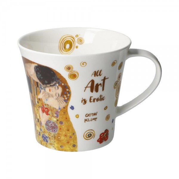 Goebel Kaffee- oder Teetasse Gustav Klimt - All Art is Erotic