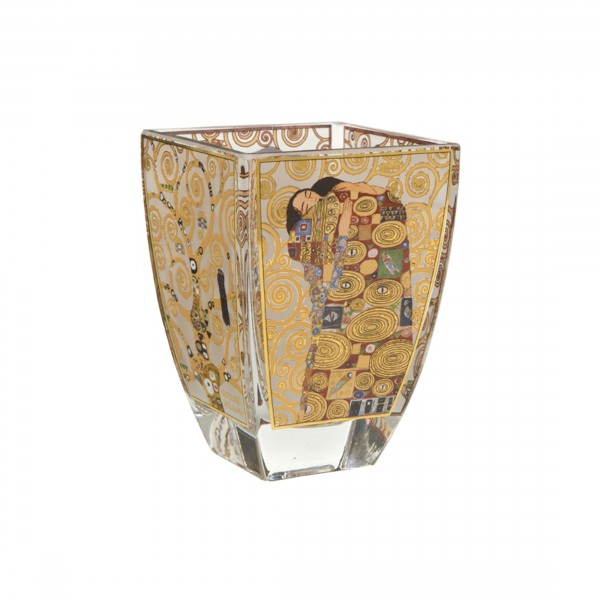 Goebel Windlicht Gustav Klimt - Die Erfüllung Teelichthalter aus Glas