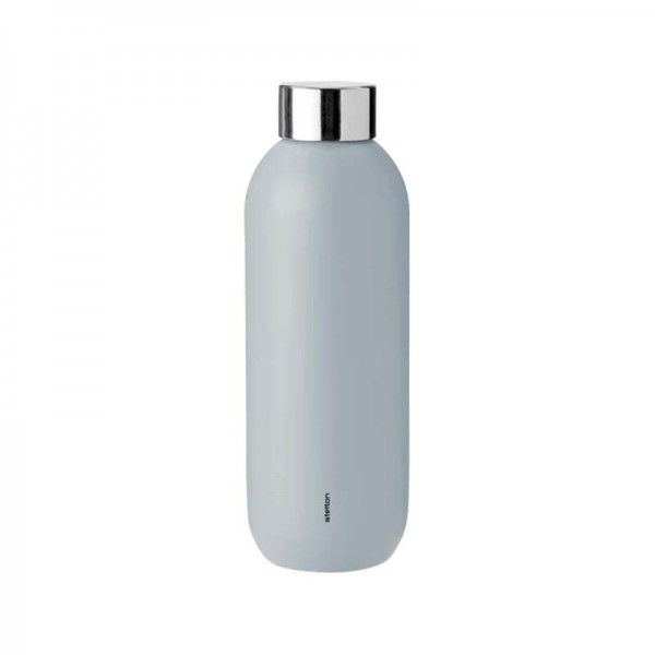 Stelton Keep Cool Isolierflasche 0,6 L cloud - Thermosflasche Edelstahl