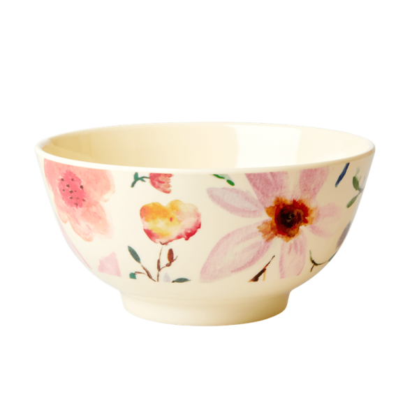 rice Melamin Schüssel mit Selmas Blumen Print, Bowl in bunten Farben