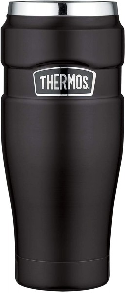Thermos Isobecher Stainless King, Schwarz 0,47L