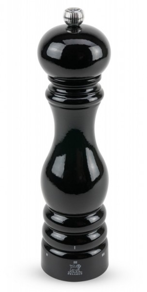 Peugeot Salzmühle Paris aus Holz, u'Select-System, schwarz lackiert, 22 cm