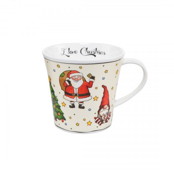 Goebel Coffee-/Tea Mug Künstlerbecher I love Christmas