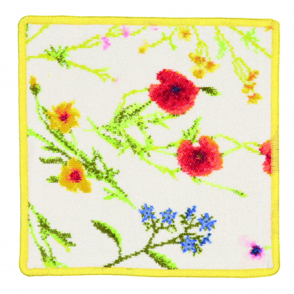 FEILER FLOWER MEADOW Seiftuch 25x25 gelb