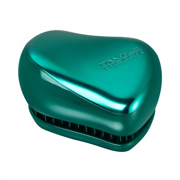Tangle Teezer Compact Styler - Emerald-Green - Reise-Haarbürste inkl. Schutzabdeckung